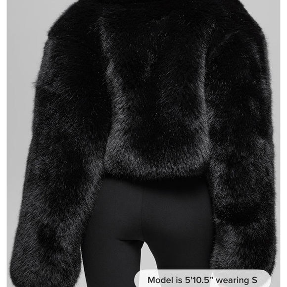 ALO Yoga Black Teddy Jacket - Picture 2 of 3